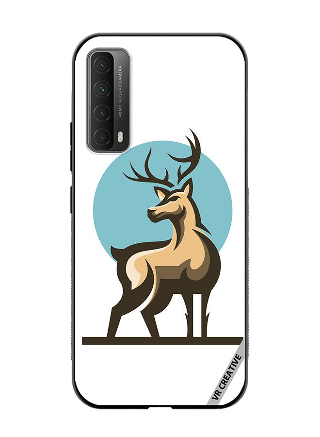 VR CREATIVE Protective Case Cover For Huawei Y7a Deer Design Multicolour - Image 1