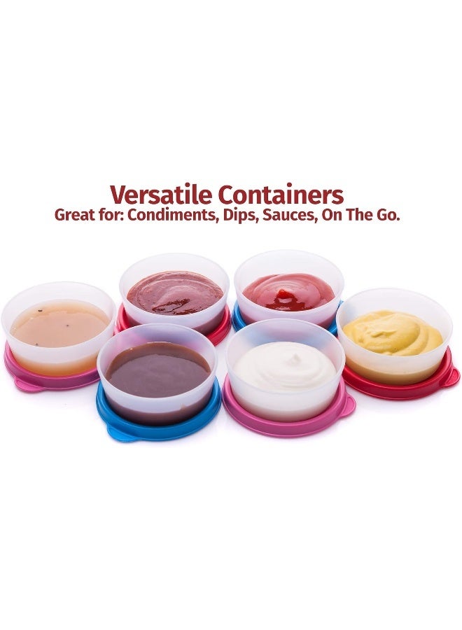 Signoraware SIGNORA WARE Condiment Containers with Lids - 6 pk. 2.3 oz. - Image 2