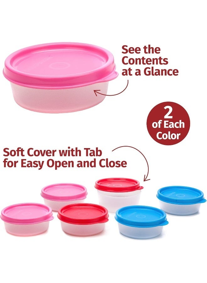 Signoraware SIGNORA WARE Condiment Containers with Lids - 6 pk. 2.3 oz. - Image 3