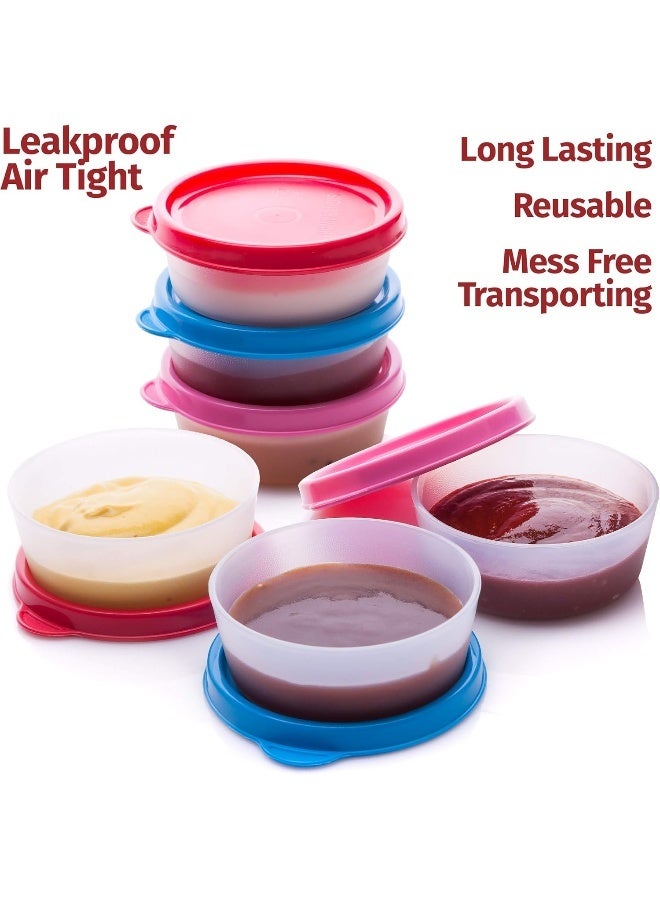 Signoraware SIGNORA WARE Condiment Containers with Lids - 6 pk. 2.3 oz. - Image 5