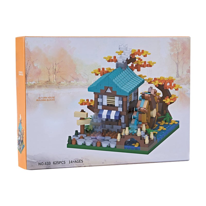 JXRLMB Autumn Architecture Flower Treehouse Micro Blocks Building Sets for Adults Tree and Plants Mini Bricks Modle Kit Creative DIY Gift - Image 3