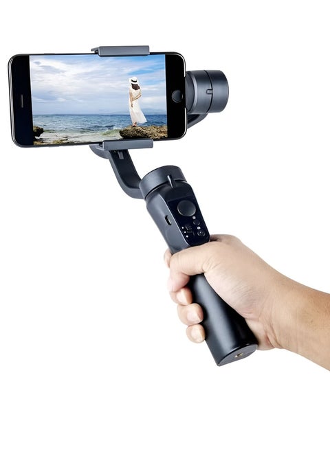Gimble Stabilizer 3 Axis for Smartphone for iPhone Mobile Isteady Gimbal for Android with Face Object Tracking Motion Time Lapse for Vlog Video