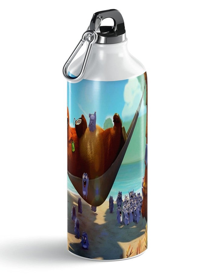 TrendoPrint Grizzy and The Lemmings Sling Printed Sports Sipper/Water Bottle (600ml) for Gym, Yoga, Kids, Boys, Girls, Brother, Sister, Babies, Baby, Workout, Adults and Loving Ones_(CN-49) - Image 2