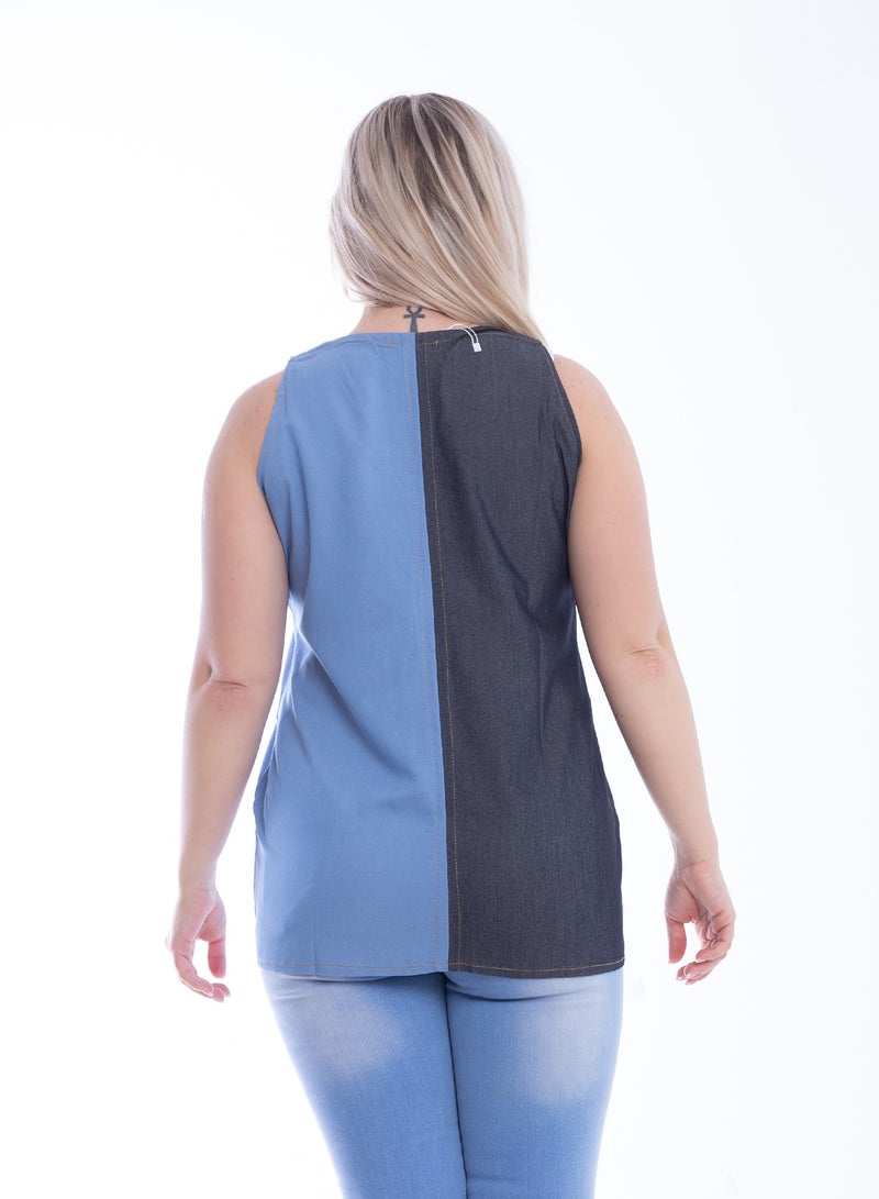 BEBO Jeans Cut With A Drawstring Blouse - Image 3