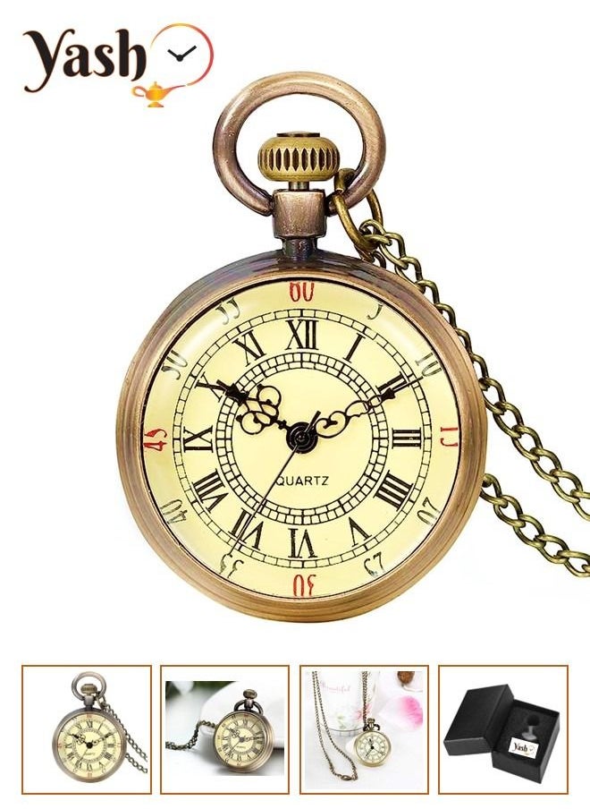 YASH - Yash Romanian Style Quartz Pocket Watches Collection - Image 1
