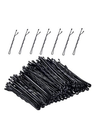 140 Pieces Bobby Pins,Black Wavy Bobby Pins and Hair Pins for Hair Bob Pins,Hair Clips for women Girls (Black,2.17 Inch)