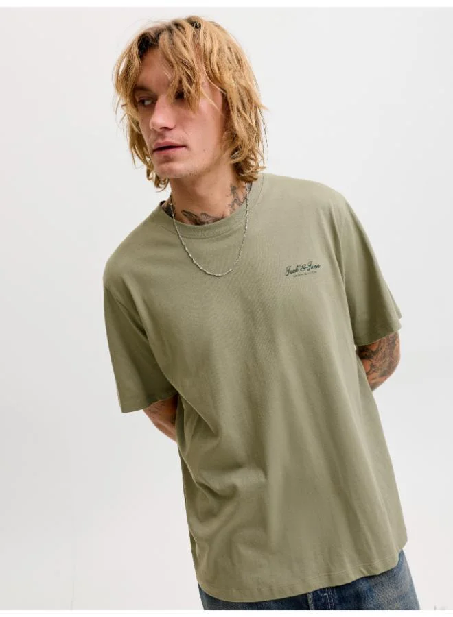 JACK & JONES Graphic Crew Neck Regular Fit T-Shirt
