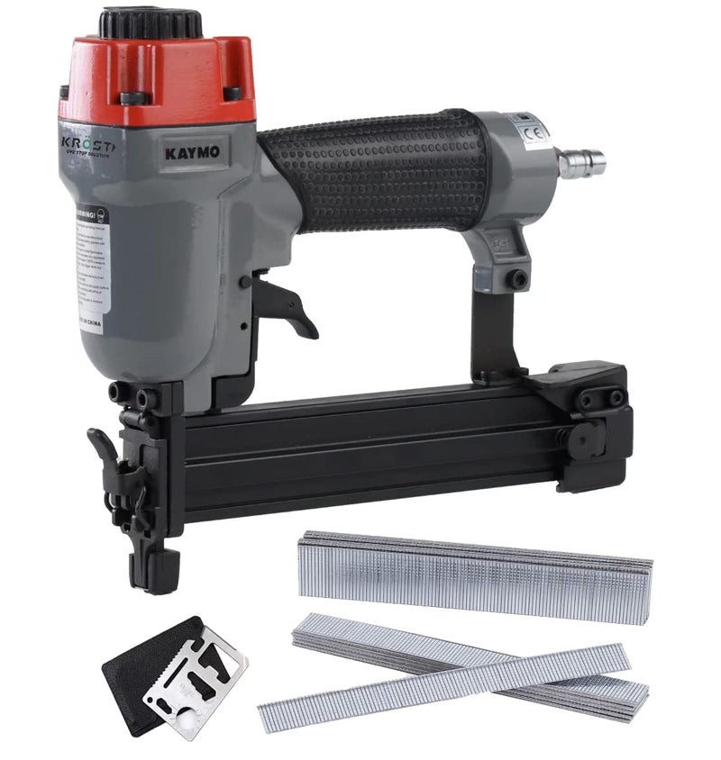 KROST KROST Kaymo 1832 Pneumatic Brad Nailer 18 Gauge 5000pcs Brad Nails With 6 months Manufacturer Warranty 11 in 1 MultiTool Nailer32mm Nails  - Image 1