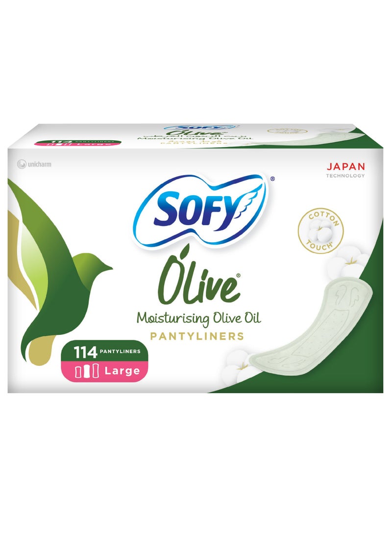 Sofy Olive Daily Panty Liner Large 114 Pcs - Image 1