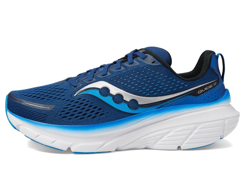 Saucony Men's Guide 17 Sneaker, Navy/Cobalt, 9 - Image 4