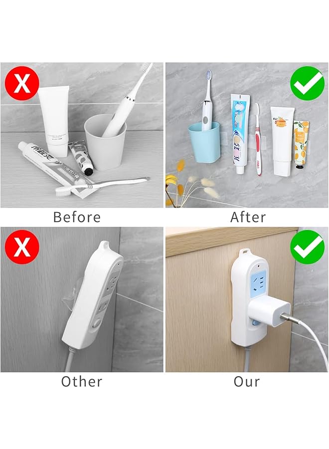 erorex Double Sided Tape（80Pc Cleanable、Residue Free、And Reusable Non Marking Installation Tape Suitable，For Wall Decoration、Car Wall Hanging、And Home Appliance Fixation - Image 2