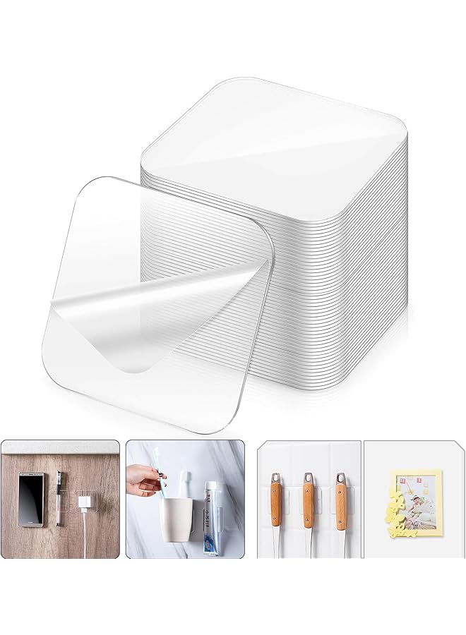 erorex Double Sided Tape（80Pc Cleanable、Residue Free、And Reusable Non Marking Installation Tape Suitable，For Wall Decoration、Car Wall Hanging、And Home Appliance Fixation - Image 1