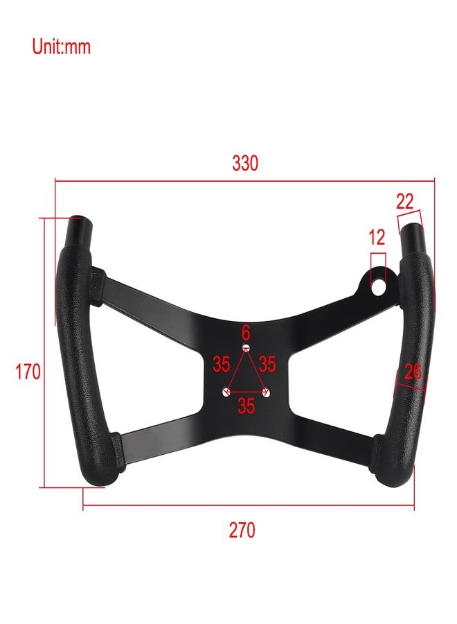 FLYPIG عجلة قيادة معدنية على شكل حرف H من ATV-PARTS FLYPIG Butterfly لسيارات السباق الرياضية الصغيرة (Go Kart) - Image 2