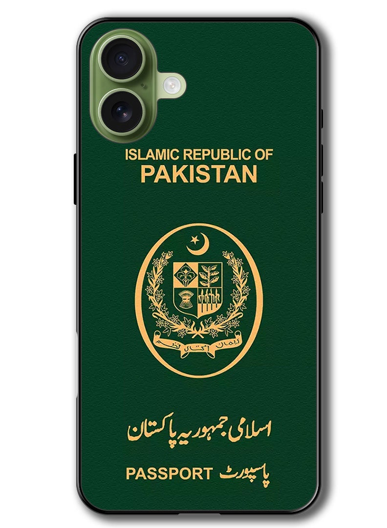Theodor Case Compatible with Apple iPhone 17 6.3 Inch Protection Shockproof Bumper Cover Pakistan Passport - Image 1