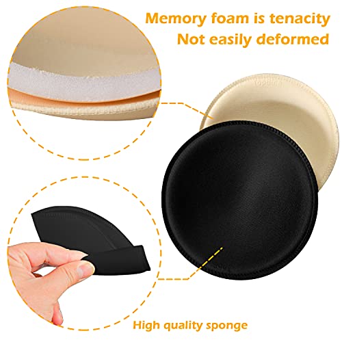 TopBine 3 pairs Round Soft Bra Inserts Pads Removable Sport Bra Cups inserts Mastectomy Bra Inserts For Bikini Top Swimsuit - Image 4