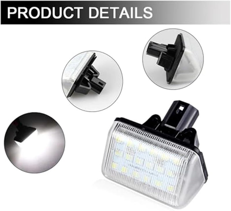 Wivplex Canbus White License Plate Lights for Mazda - Image 2