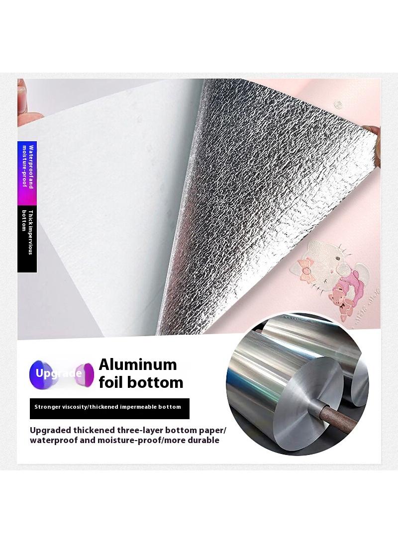 Bluejw Hello Kitty Design Thicken Waterproof Self-Adhesive Wallpaper For Kids Room 0.53*9.5 Meters  - Image 2