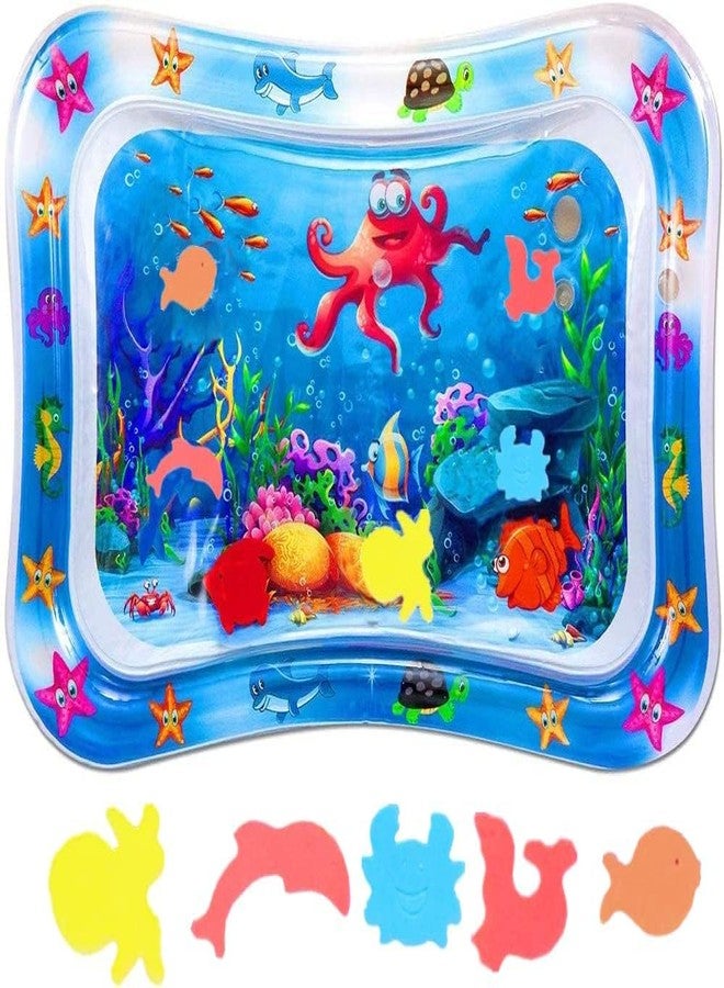 SKYTAK Children’s Water Play Mat for Tummy Time - Inflatable, Leak-Proof Sensory Activity Mat for Infants & Toddlers | Soft, Durable Rectangular Floor Toy (Multicolor Pack of 1) - Image 1