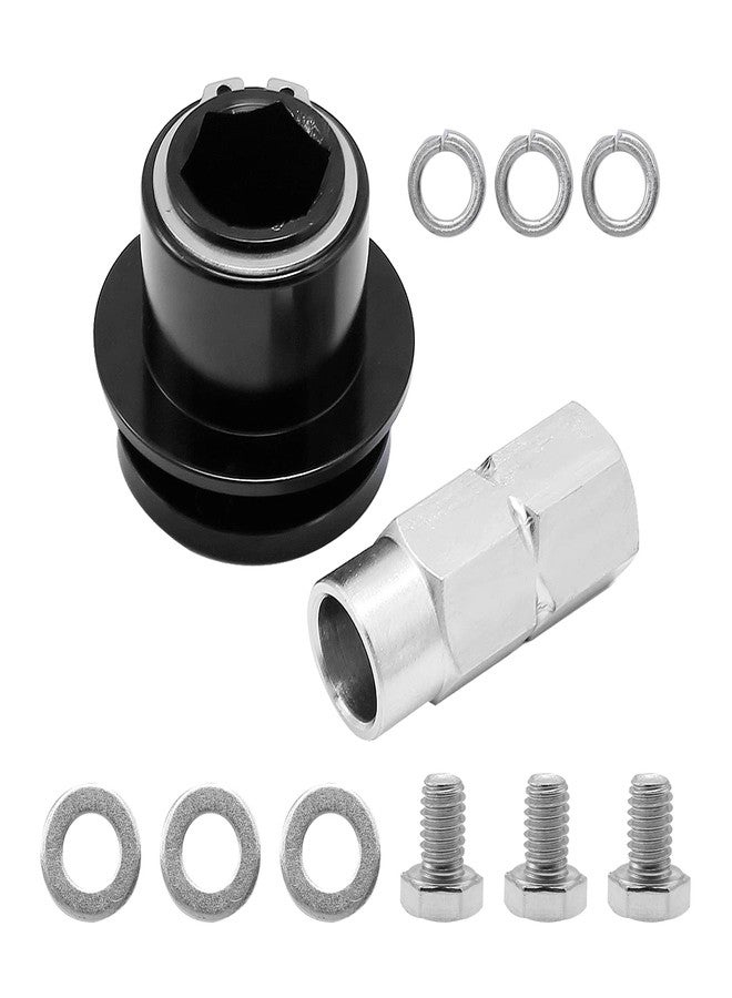 DUZFOREI 360° Steering Wheel Quick Release Disconnect Hub Kit with Bolts and Washer - Image 2