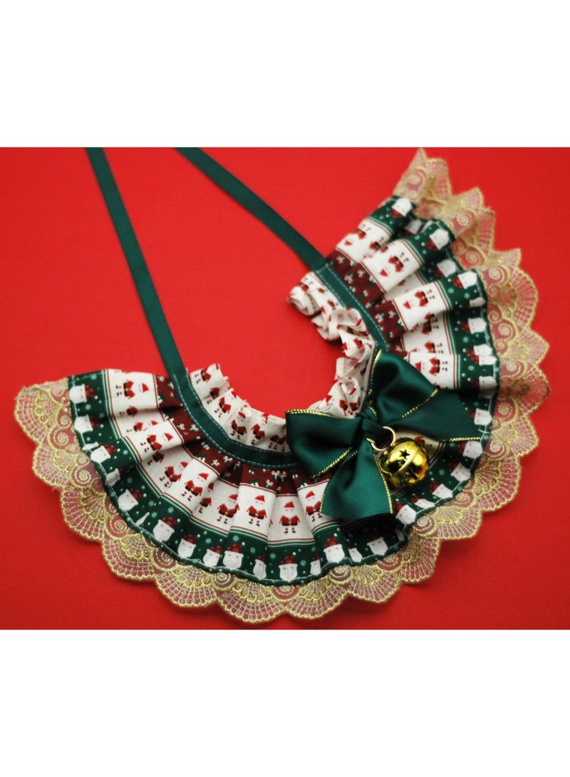 TAPIT Pet Christmas Dog Cat Scarf Christmas Dog Cat Neck Christmas Dog Cat Collar Christmas Cat Dog Saliva Towel & Pet Dress-Up Accessories and Christmas Parties - Image 3