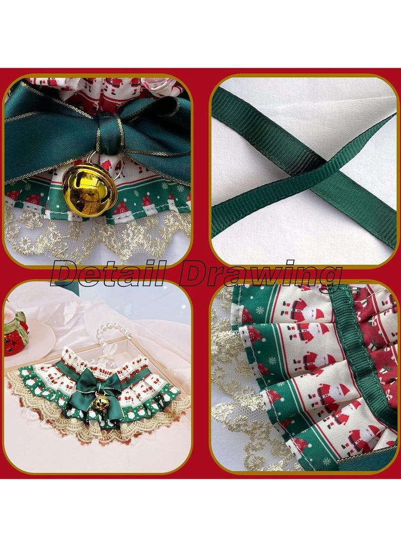 TAPIT Pet Christmas Dog Cat Scarf Christmas Dog Cat Neck Christmas Dog Cat Collar Christmas Cat Dog Saliva Towel & Pet Dress-Up Accessories and Christmas Parties - Image 4