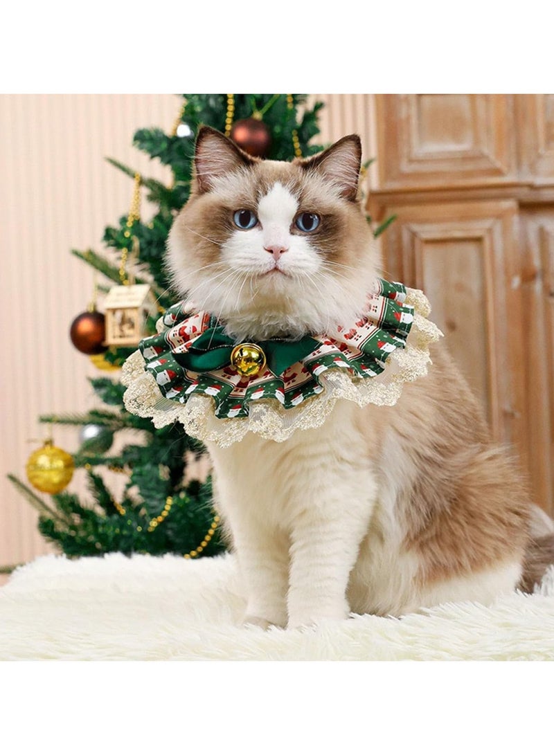 TAPIT Pet Christmas Dog Cat Scarf Christmas Dog Cat Neck Christmas Dog Cat Collar Christmas Cat Dog Saliva Towel & Pet Dress-Up Accessories and Christmas Parties - Image 5