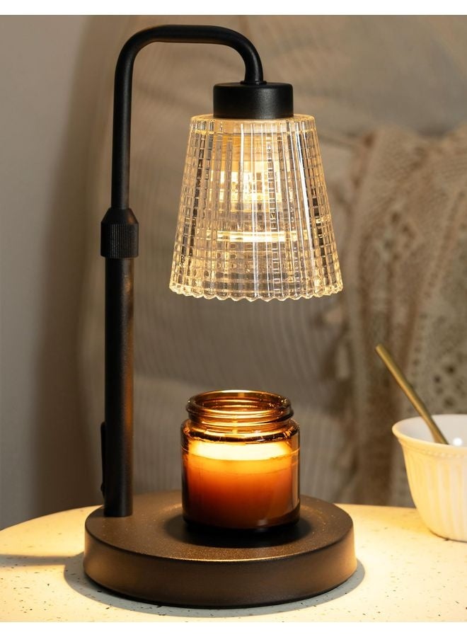 هومستر مصابيح سخان الشموع المزودة بأجهزة توقيت قابلة للتعديل، وهدايا عيد ميلاد الأمهات، وزخرفة منازل جديدة، ومصابيح إضاءة مملوءة بالذوبان مع الشموع المعلبة - Image 1