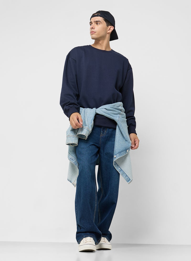 Seventy Five Basics Oversized Basic Sweatshirt  - Image 4