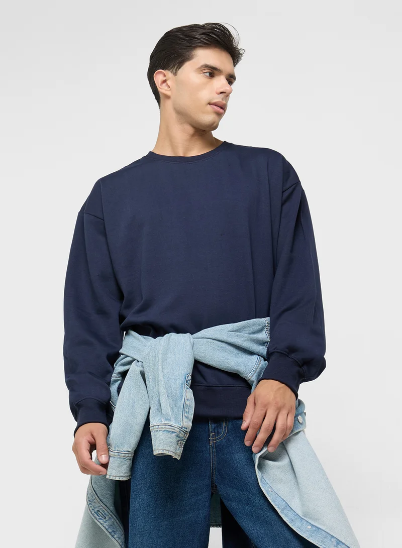 سفنتي فايف بيسيكس Oversized Basic Sweatshirt