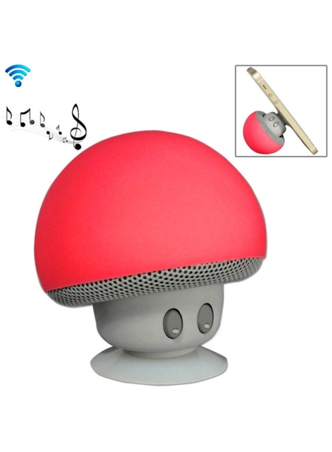 Mini Portable Bluetooth 3.0 Speaker with Noise Cancelling Subwoofer and Mobile Phone Holder - red - Image 3