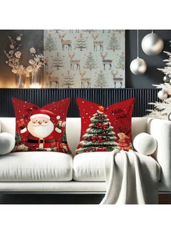 Christmas Decorations Pillow Covers 18 X 18 Inch Set Of 4 Farmhouse Snowflake Red White Let It Snow Xmas Holiday Rustic Linen Pillow Case Throw Pillow Covers For Sofa Couch Living Room Bed Decor - pzsku/Z261140EEA699FF422A23Z/45/_/1732726533/fabd5c58-3e30-4874-a824-a92ed4cb99bb