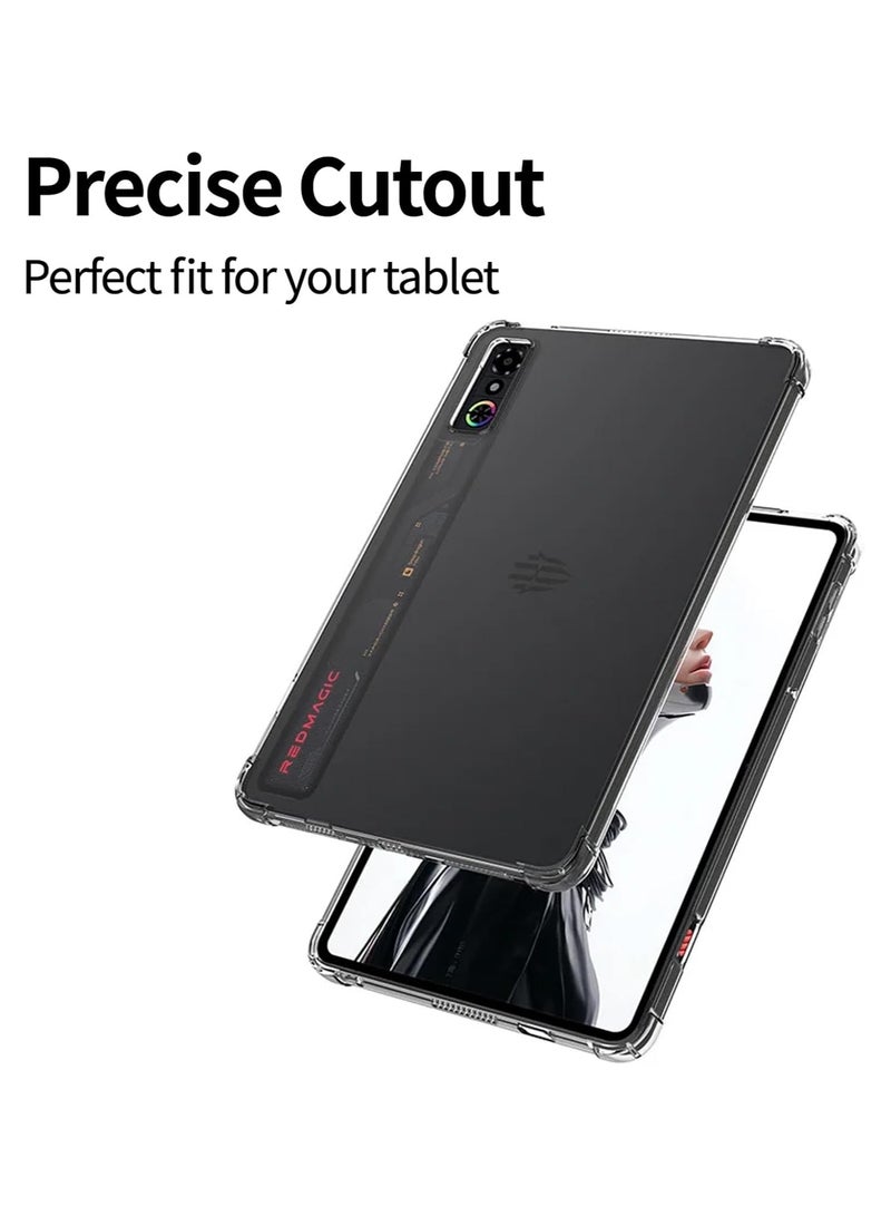 عام غلاف حماية للتابلت المخصص للألعاب Redmagic Astra وتابلت RedMagic 3 Pro - مزود بقطعتين من حامي الشاشة الزجاجي المقوى. غلاف إطار من مادة TPU المرنة والناعمة، مقاوم للخدوش والصدمات. - Image 4