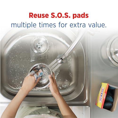 S.O.S Steel Wool Soap Pads, 18 Count - Image 5
