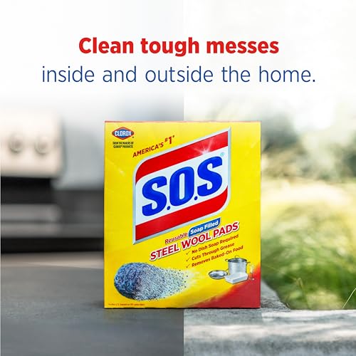 S.O.S Steel Wool Soap Pads, 18 Count - Image 2