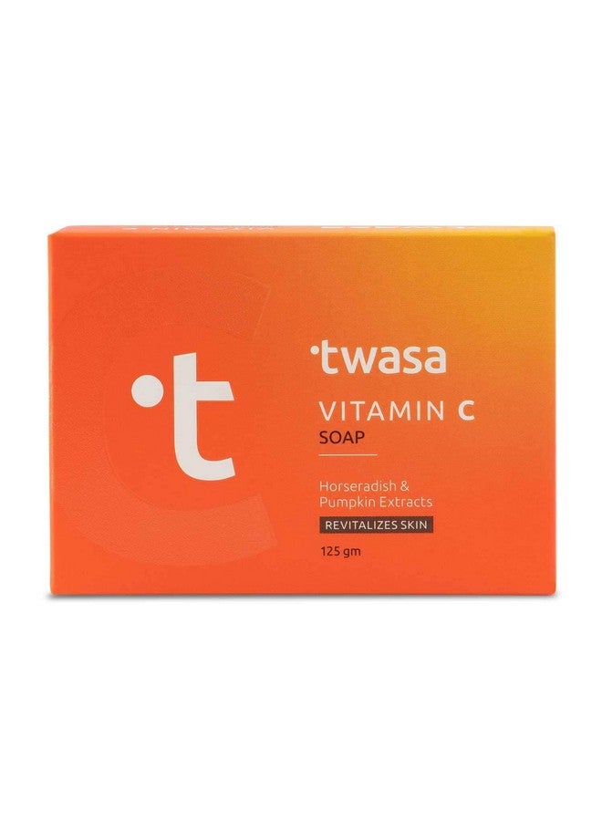Twasa Vitamin C Exfoliating Skin Brightening Soap for Uneven Skin Tone, Rough Texture, Fine Lines, Acne Scars, General Dullness, Neutralize radicals, Enhance Regeneration Process - 125gm (Pack of 1) - Image 1