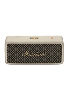Marshall Emberton 2 Portable Bluetooth Speakers - Water Resistant Wireless Speakers Portable Speaker 30 Hour of Playtime Cream  - Image 1