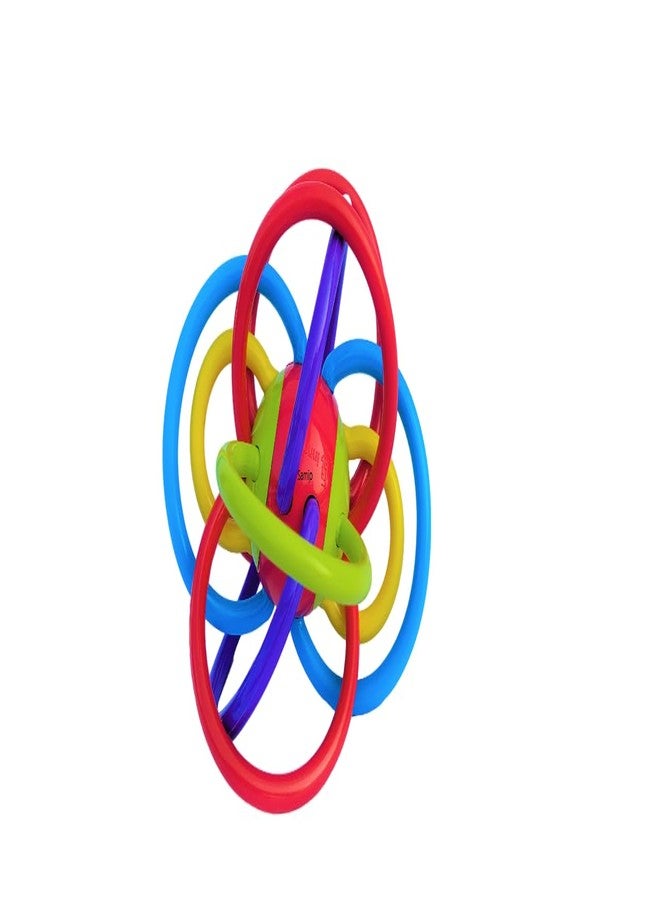 Samip Baby Teether | Sensory Baby Teether Tube | Tube Ball Colourful Loopy Teething Toys for Babies | Soothe Teething with Rattle 3-12 Months | (Multicolor) - Image 4