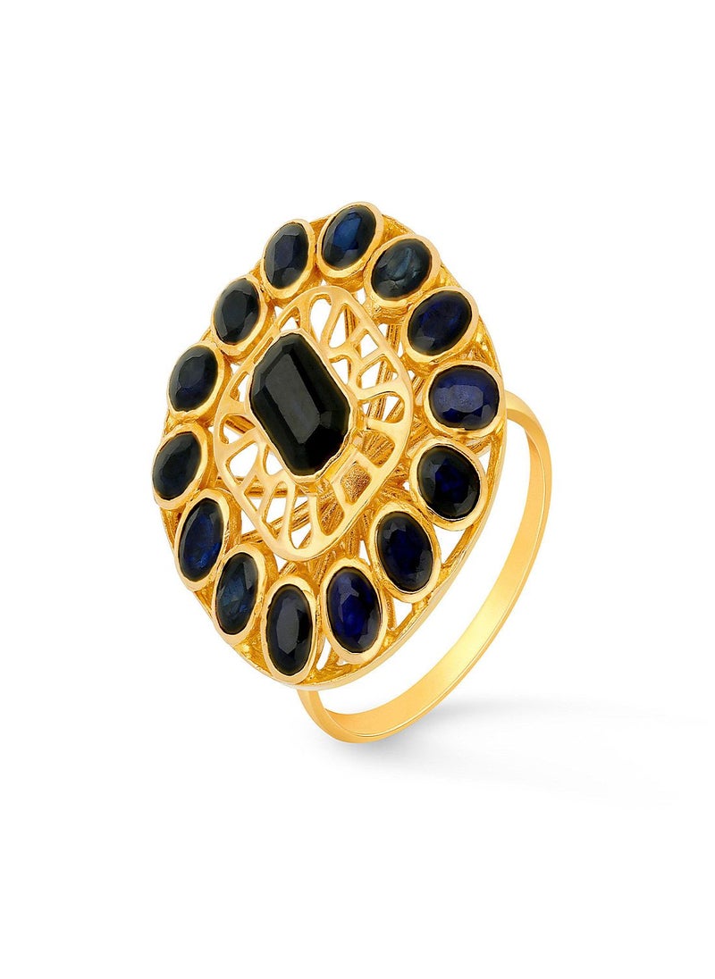 Malabar Gold and Diamonds 22 Carat 916 Purity Precia Gemstone Ring PRGGEN137RN1 for Women  - Image 1