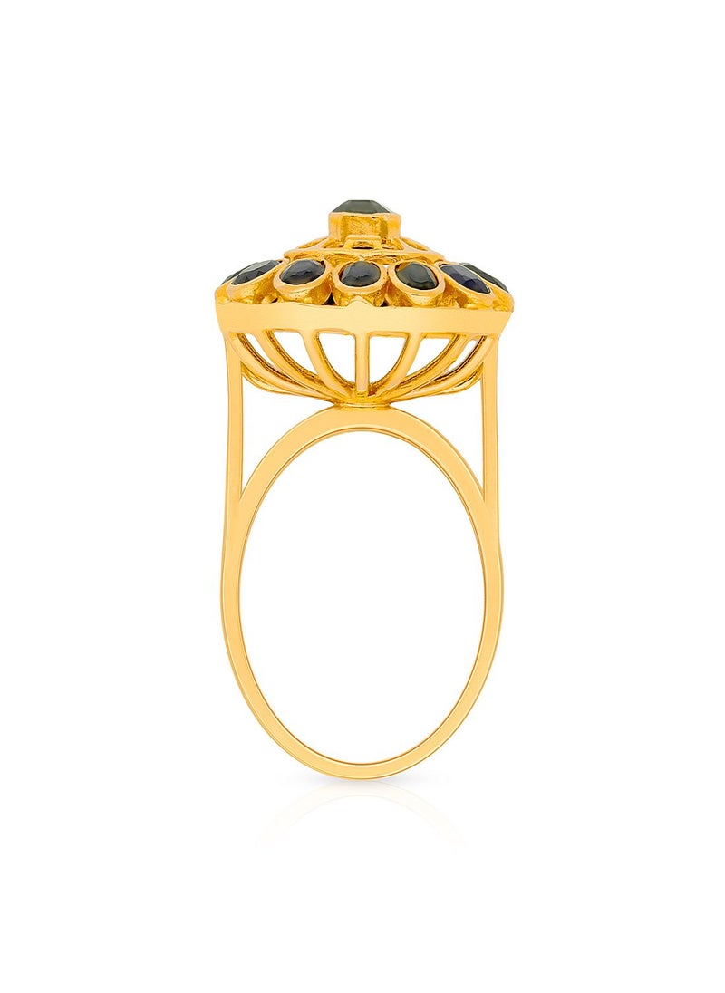 Malabar Gold and Diamonds 22 Carat 916 Purity Precia Gemstone Ring PRGGEN137RN1 for Women  - Image 3