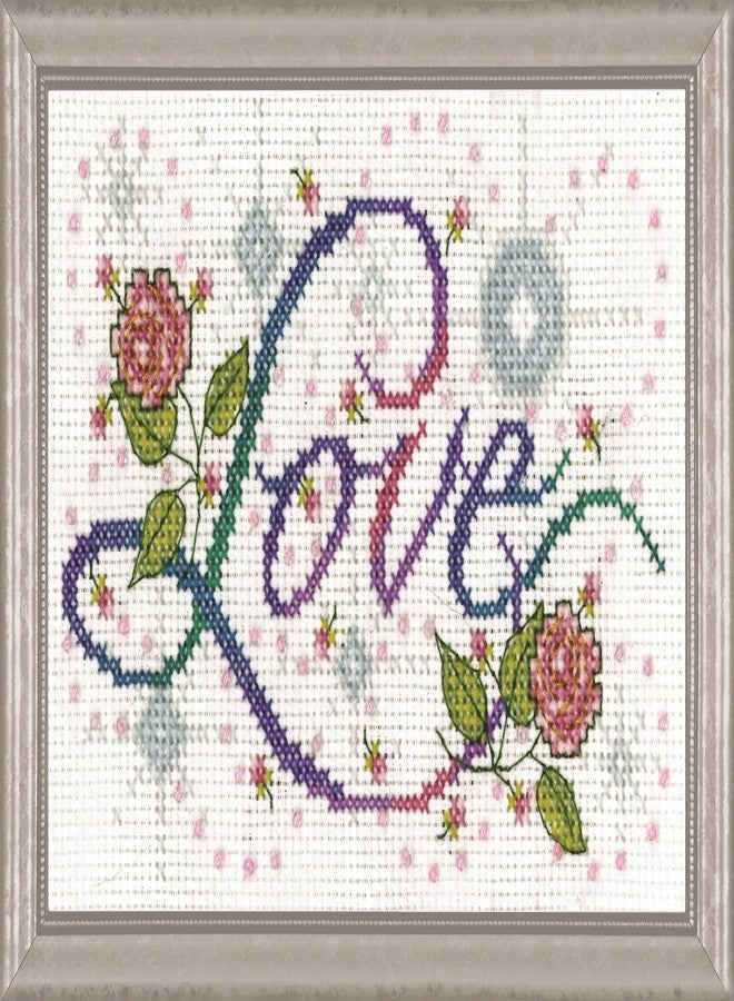 Design Works Crafts Inc. Love, 5'' X 7'' Counted Cross Stitch Kit (2875)