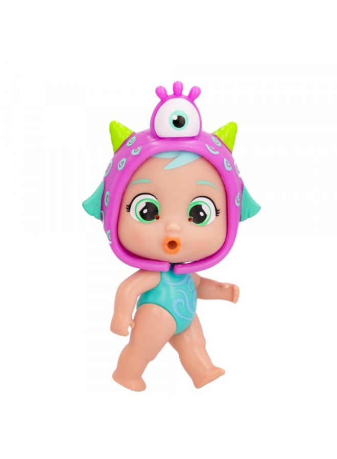 Cry Babies Magic Tears Stars Jumpy Monsters - Fuzz | Collectible Doll Figure | Cries Real Tears | Gift for Kids - Image 4