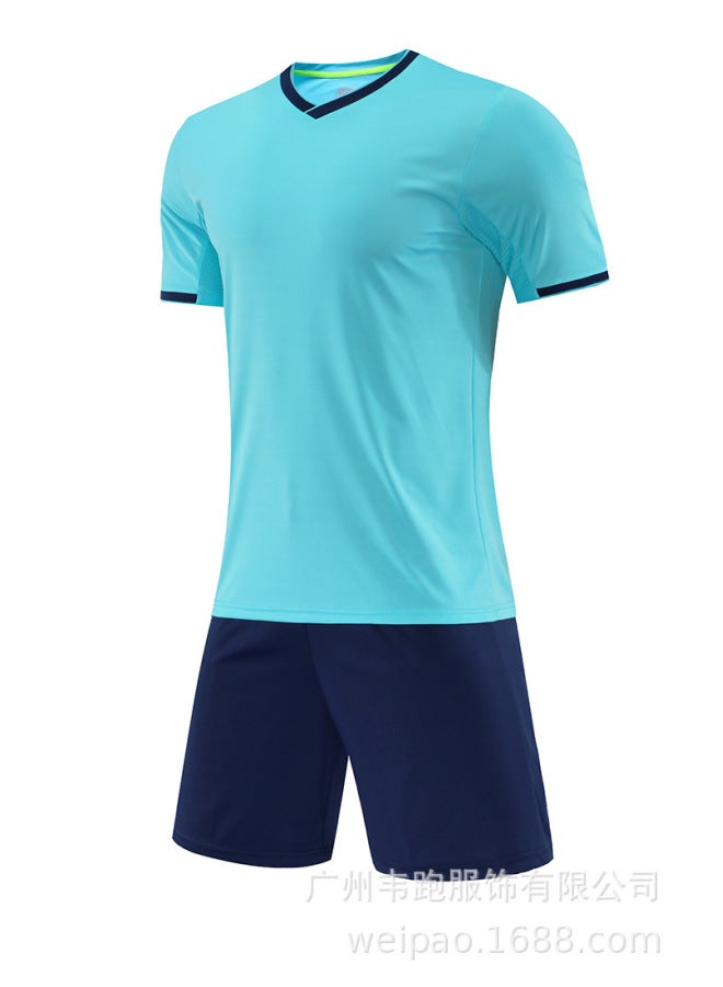 Light Blue Football Jersey - Image 1