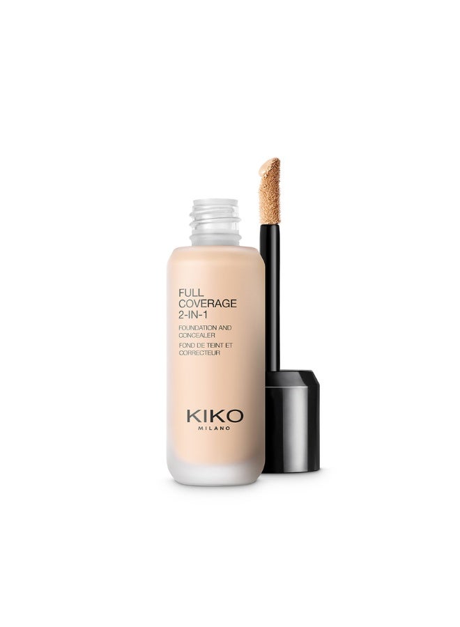 KIKO MILANO Full Coverage 2-In-1 Fdt & Conc 08-Wb 40 - Image 1
