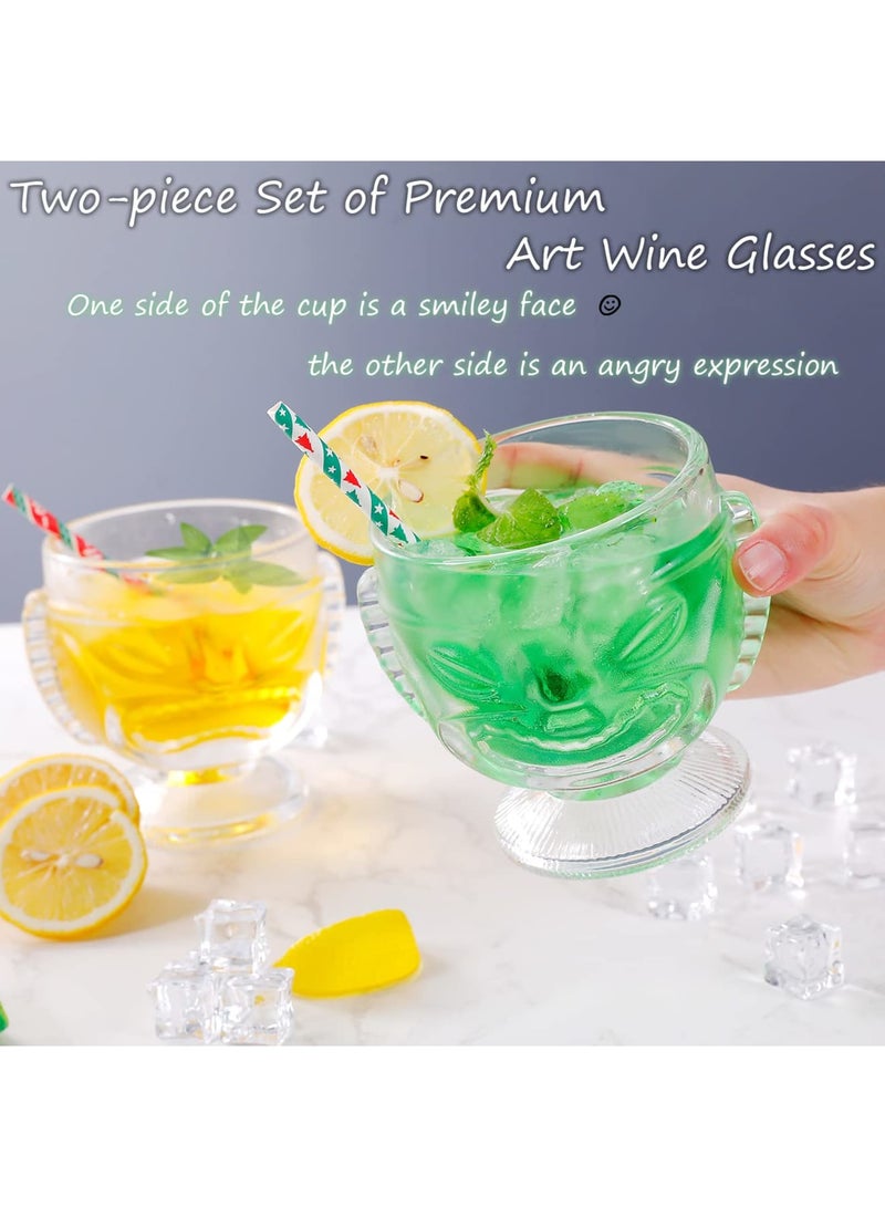 Zikra Alluring Tiki Glasses Tiki Cups 17 Oz & More - Premium Tiki Bar Essentials,Discover Tiki Cups, Tiki Mugs, Tiki Statues. Elevate Your Tiki Bar Experience with Stylish Glasses and Decor (2*PCS) - Image 5