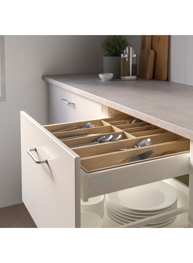 Zaboon Utensil Tray, Light Bamboo, 10X50 Cm - Image 3