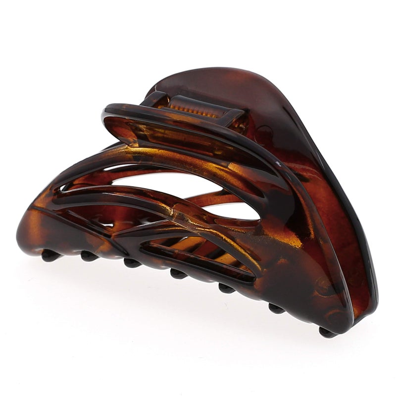 Camila Paris CP2297 French Hair Clip for Women Small Dolphin Tortoise Shell Girls Hair Claw Clips Jaw Fashion Durable and Styling Hair Accessories for Women Strong Hold No Slip Grip Made in France