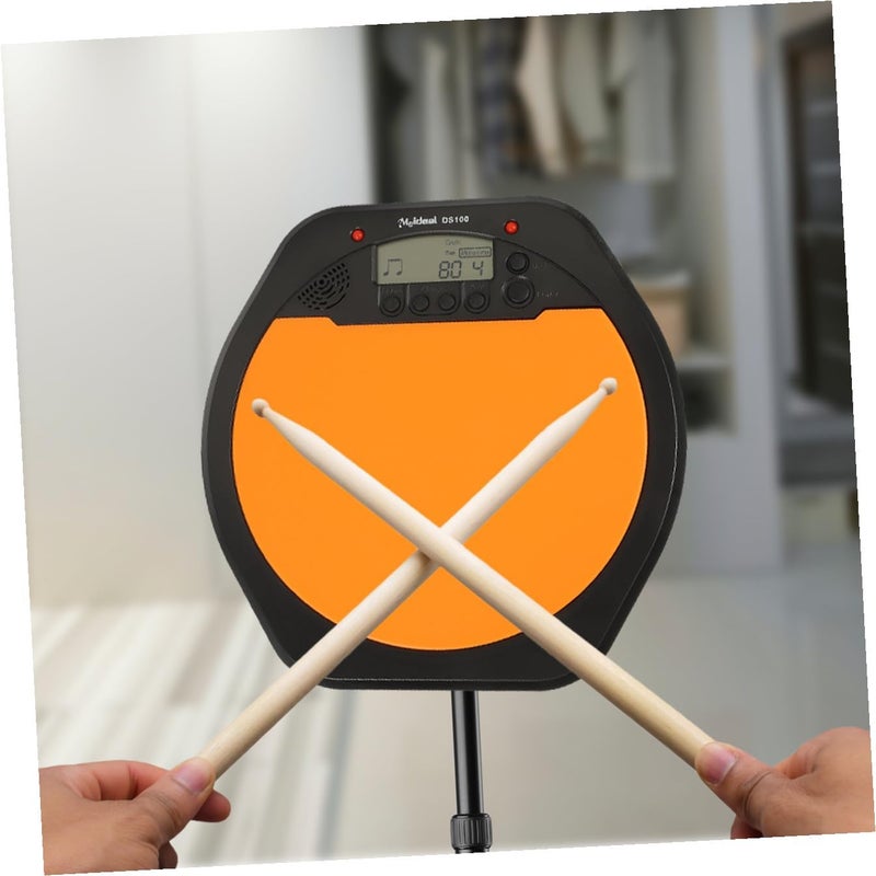 UPKOCH Digital Drum Pad with Volume and Metronome for Electronic Drummer Training Lightweight Silent Practice Pad for Beginners and Professionals - Image 4