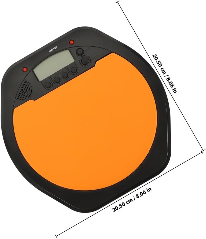 UPKOCH Digital Drum Pad with Volume and Metronome for Electronic Drummer Training Lightweight Silent Practice Pad for Beginners and Professionals - Image 2