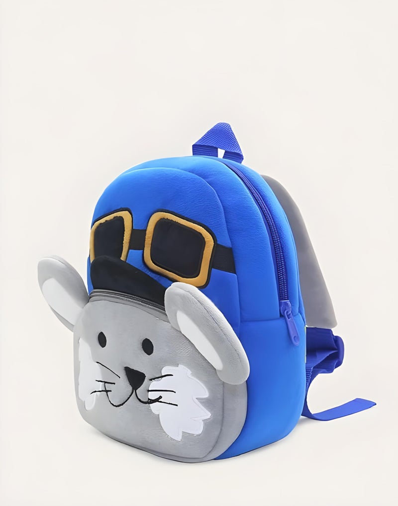 Delicado Cute Small Toddler Kids Preschool Backpack Mouse design Nursery Preschool Playschool School Picnic Travelling Bag for Baby Boy Girl Age 2-5 Years - Image 3