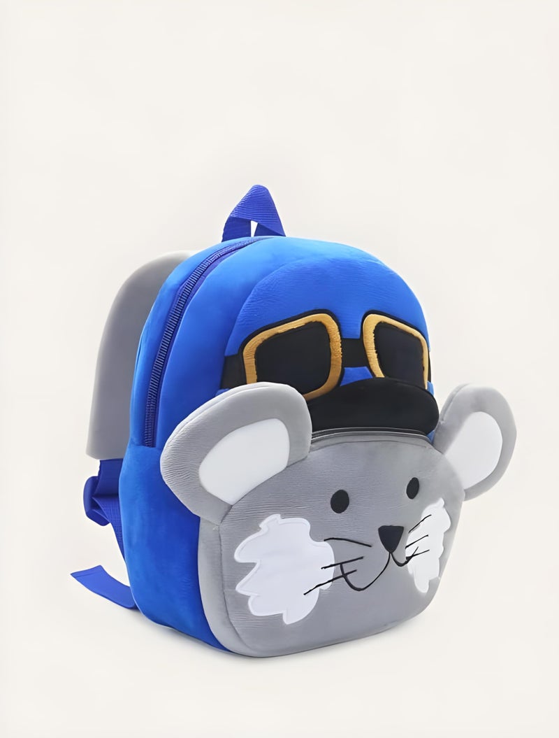 Delicado Cute Small Toddler Kids Preschool Backpack Mouse design Nursery Preschool Playschool School Picnic Travelling Bag for Baby Boy Girl Age 2-5 Years - Image 2